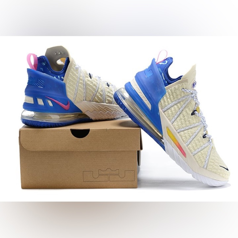 🎉 HP 🎉 NIKE LEBRON 18 | “Los Angeles By Day" - Picture 5 of 16